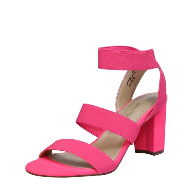 Elastic Chunky Strap Sandals