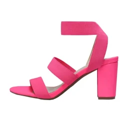 Elastic Chunky Strap Sandals