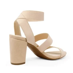 Elastic Chunky Strap Sandals