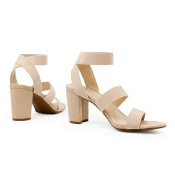 Elastic Chunky Strap Sandals