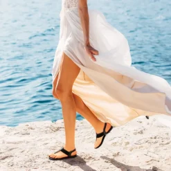 Elastic Gladiator Flat Sandals