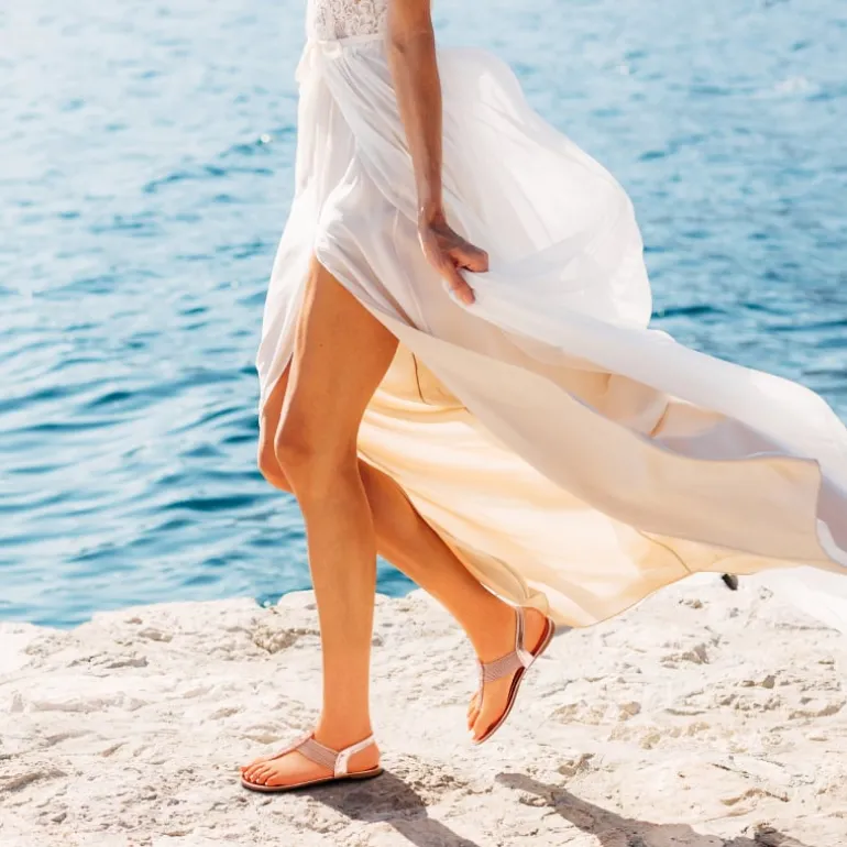Elastic Gladiator Flat Sandals