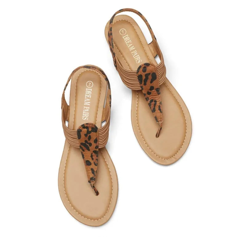 Elastic Gladiator Flat Sandals