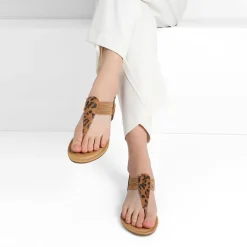 Elastic Gladiator Flat Sandals
