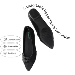 Elegant Lightweight Bow Knitted Flat Shoes