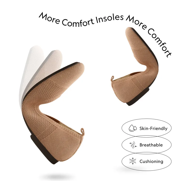 Elegant Removable Ankle Strap Flats