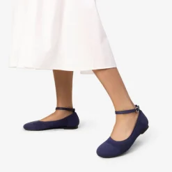 Elegant Removable Ankle Strap Flats