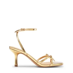 Elegant Square Toe Bow-heeled Sandal
