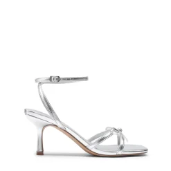 Elegant Square Toe Bow-heeled Sandal