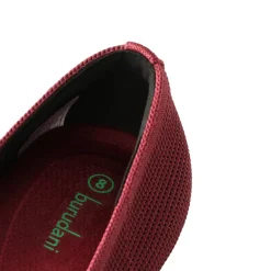 Elegant Square Toe Knit Bow Flats