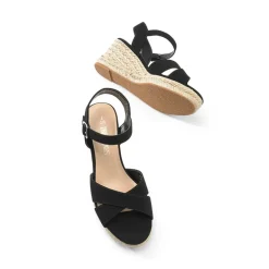 Espadrille Criss Cross Wedge Sandals