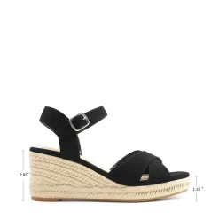 Espadrille Criss Cross Wedge Sandals