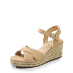 Espadrille Criss Cross Wedge Sandals