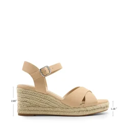 Espadrille Criss Cross Wedge Sandals