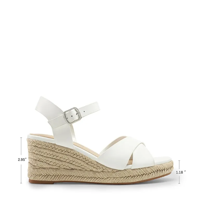 Espadrille Criss Cross Wedge Sandals