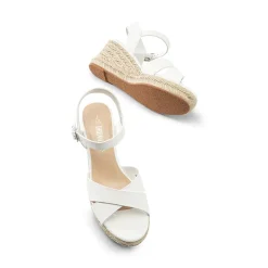 Espadrille Criss Cross Wedge Sandals