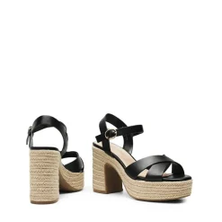 Espadrille Platform Chunky Heel Sandals