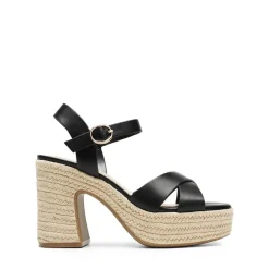 Espadrille Platform Chunky Heel Sandals