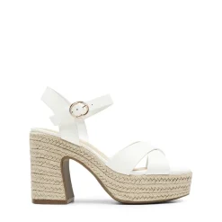 Espadrille Platform Chunky Heel Sandals
