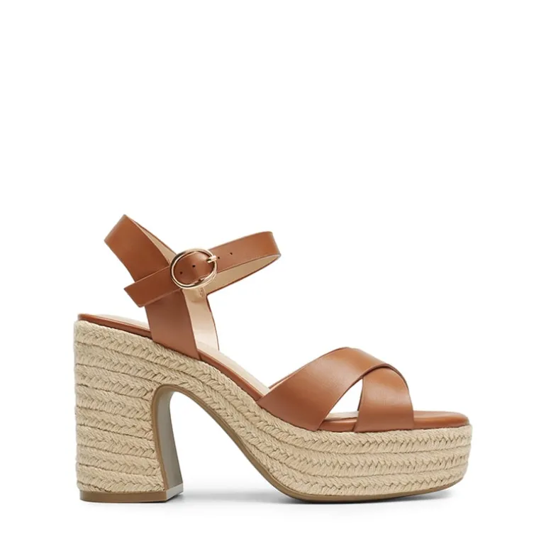 Espadrille Platform Chunky Heel Sandals