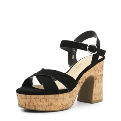 Espadrille Platform Chunky Heel Sandals