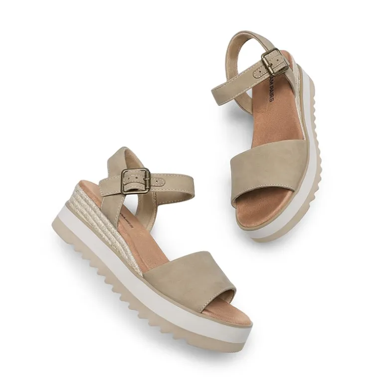 Espadrille Platform Wedge Sandals
