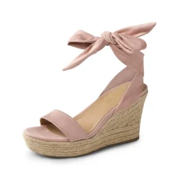 Espadrilles Ankle Tie Lace Up Platform Wedges