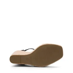 Espadrilles Square Toe Wedge Sandals