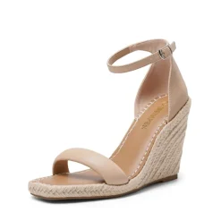 Espadrilles Square Toe Wedge Sandals