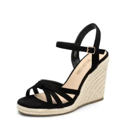 Espadrille Strappy Wedge Sandals