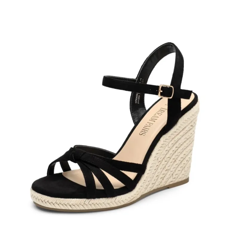 Espadrille Strappy Wedge Sandals