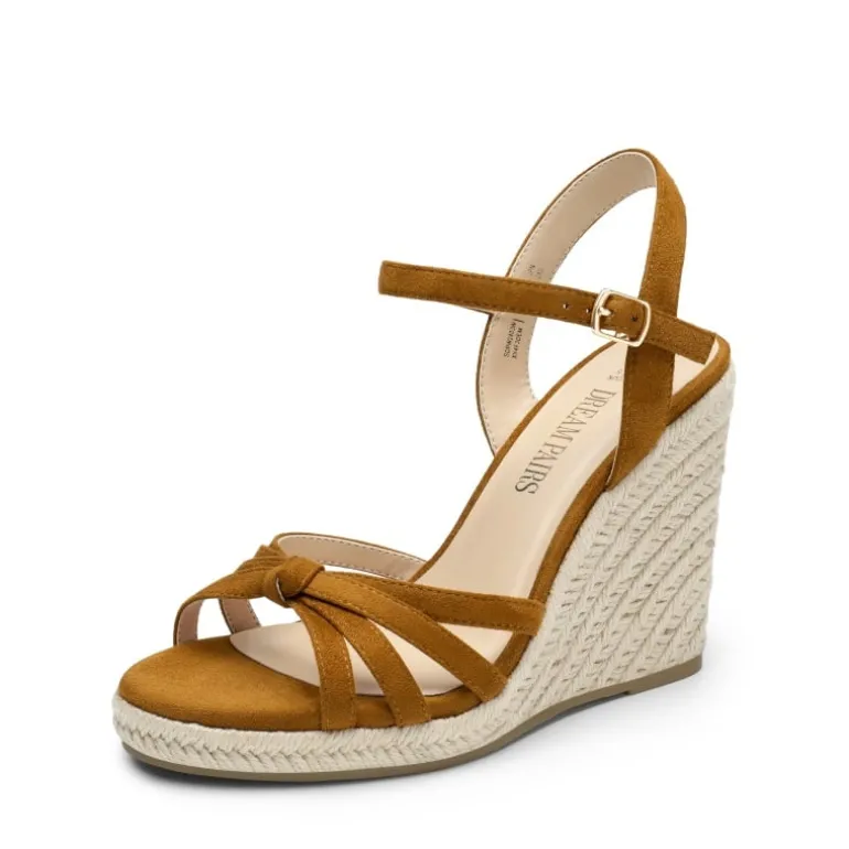 Espadrille Strappy Wedge Sandals