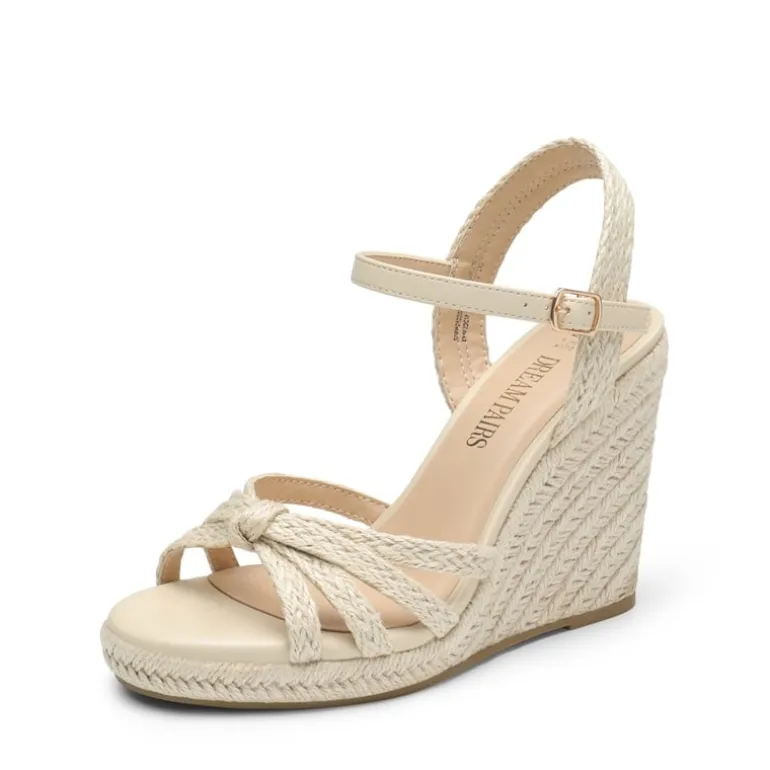 Espadrille Strappy Wedge Sandals