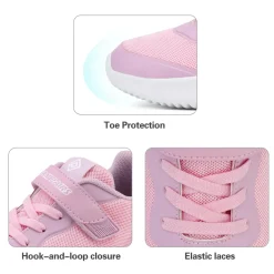 [EZ-Ons BreezeRunners] Breathable And Lightweight Kids Running Sneakers
