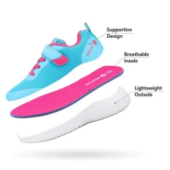 [EZ-Ons BreezeRunners] Breathable And Lightweight Kids Running Sneakers