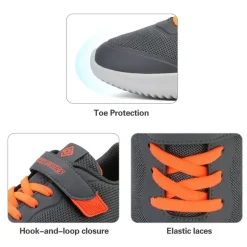 [EZ-Ons BreezeRunners] Breathable And Lightweight Kids Running Sneakers