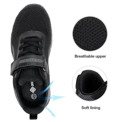 [EZ-Ons MagicZips] Kid's Breathable Lightweight Tennis Sneakers