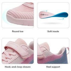 [EZ-Ons MagicZips] Kid's Breathable Lightweight Tennis Sneakers