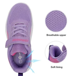 [EZ-Ons MagicZips] Kid's Breathable Lightweight Tennis Sneakers