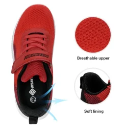 [EZ-Ons MagicZips] Kid's Breathable Lightweight Tennis Sneakers