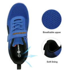 [EZ-Ons MagicZips] Kid's Breathable Lightweight Tennis Sneakers