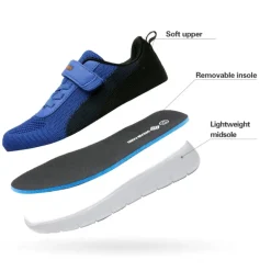 [EZ-Ons MagicZips] Kid's Breathable Lightweight Tennis Sneakers