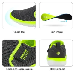 [EZ-Ons MightyMovers] Comfortable Kids Running Shoes