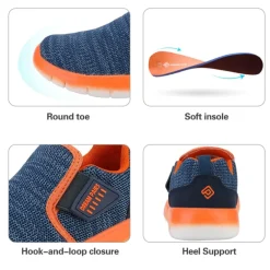 [EZ-Ons MightyMovers] Comfortable Kids Running Shoes