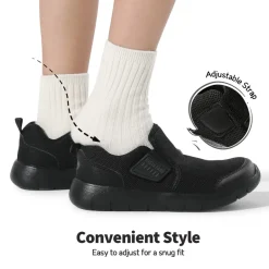 [EZ-Ons MightyMovers+] Kids Scuff-Resistant Toe Comfortable Running Shoes