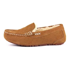 Faux Fur Moccasin Slippers