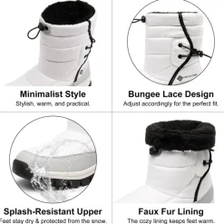 Faux Fur Waterproof Snow Boots