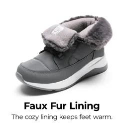 Faux Fur Winter Ankle Boots