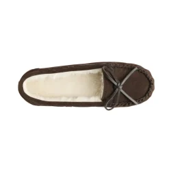 Faux Suede Moccasin Slippers