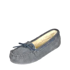 Faux Suede Moccasin Slippers